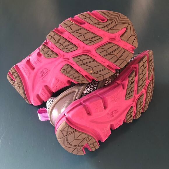 The North Face Litewave Slip-Ons Sneakers Girls’ Gray Pink Size 12 - Picture 6 of 7